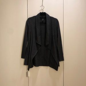 Club Monaco Wool Asymmetrical Zip Sweater Jacket
